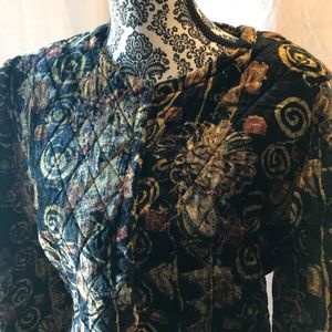 Quilted rayon jacket